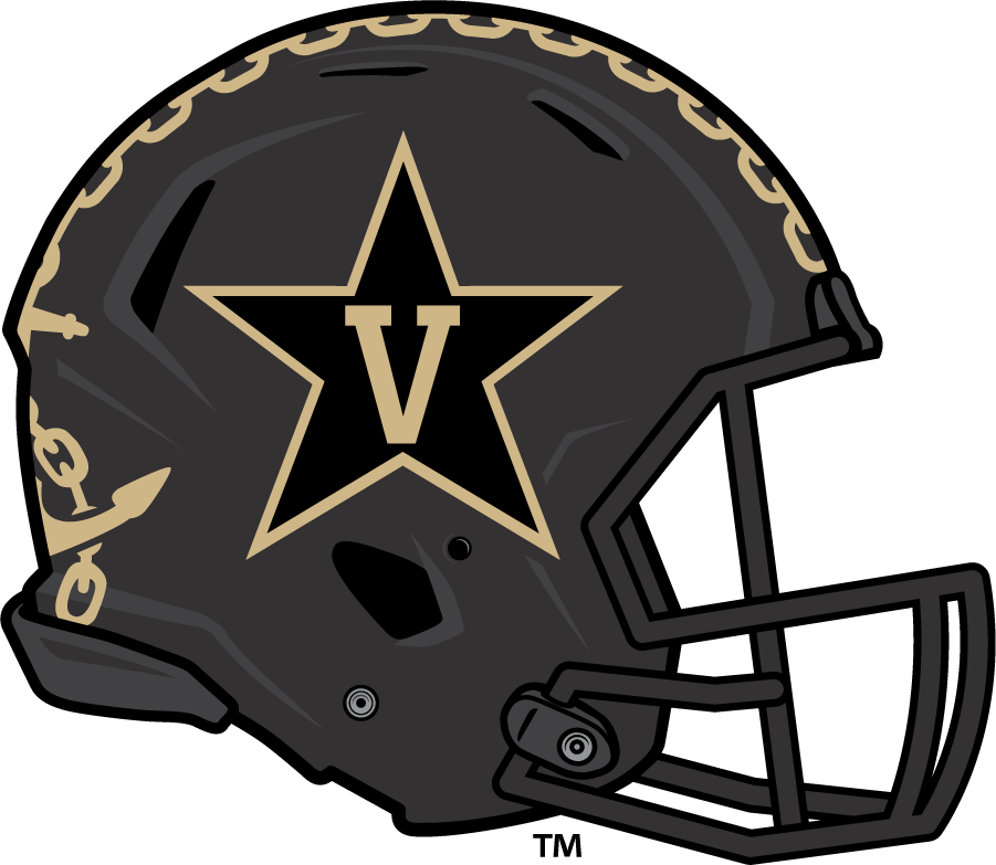 Vanderbilt Commodores 2015-2021 Helmet Logo v2 iron on transfers for clothing